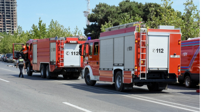 FHN:  Ötən gün 58 yanğına çağırış olub, 4 nəfər xilas edilib