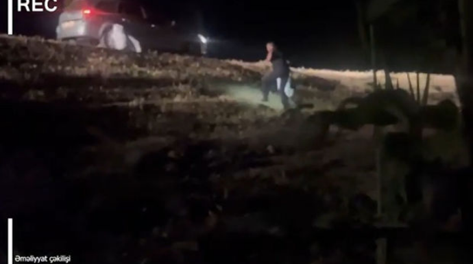 Polisə atəş açan narkokuryer belə tutuldu - Əməliyyatın görüntüləri   - FOTO - VİDEO