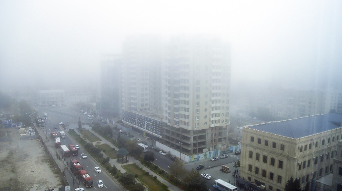 В Азербайджане снизится дальность видимости на дорогах 