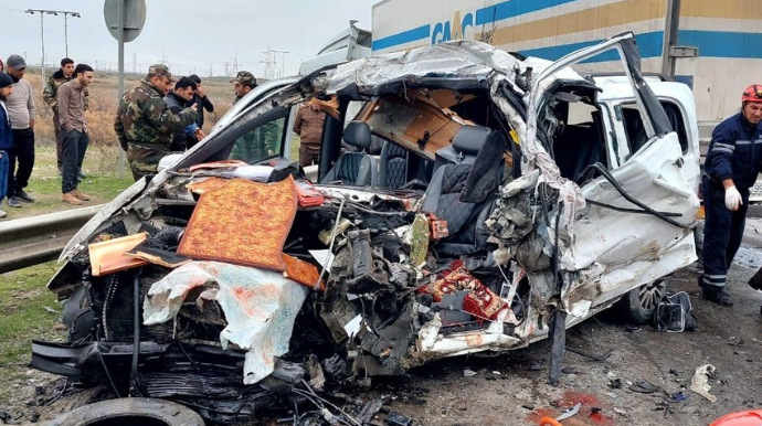 Siyəzəndə 6 nəfərin öldüyü yol qəzası faktı ilə bağlı cinayət işi başlanılıb 