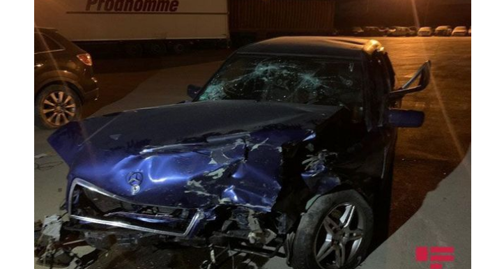 Goranboyda baş vermiş avtoqəza zamanı bir nəfər xəsarət alıb