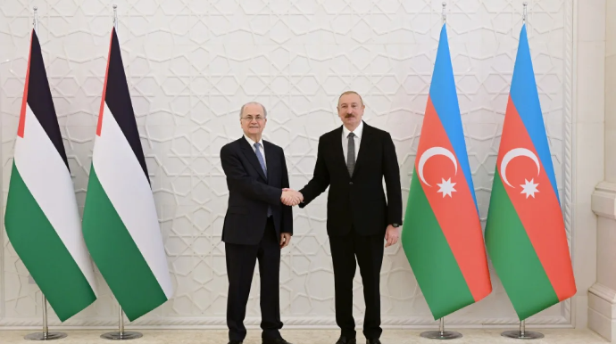 Prezident Fələstinin Baş nazirini qəbul etdi - FOTOLAR