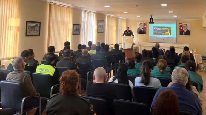 Hərbi polisin yaranmasının ildönümü və Ramazan bayramı münasibətilə tədbir keçirilib - FOTO 