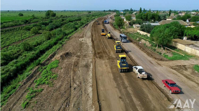 Ələt-Astara-İran yolunun bir hissəsində yenidənqurma işləri aparılır