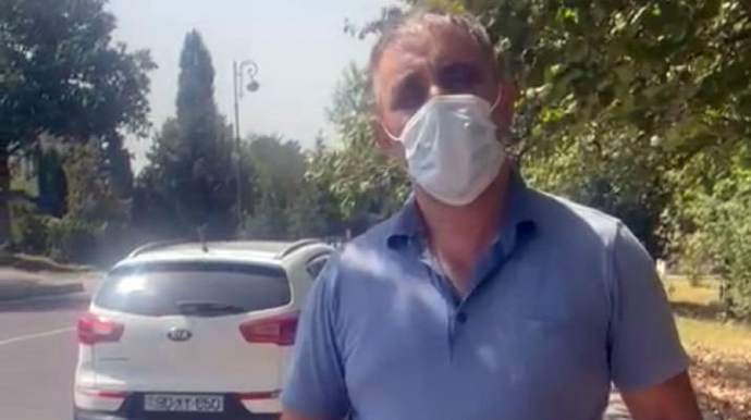 Şəxsi maşınla şəhərə gəzməyə çıxan koronavirus xəstəsi SAXLANILDI - FOTO-VİDEO 