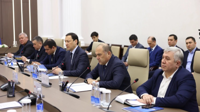 ADY, Özbəkistan və Gürcüstan dəmir yolları Orta Dəhliz üzrə əməkdaşlığı müzakirə etdi - FOTO