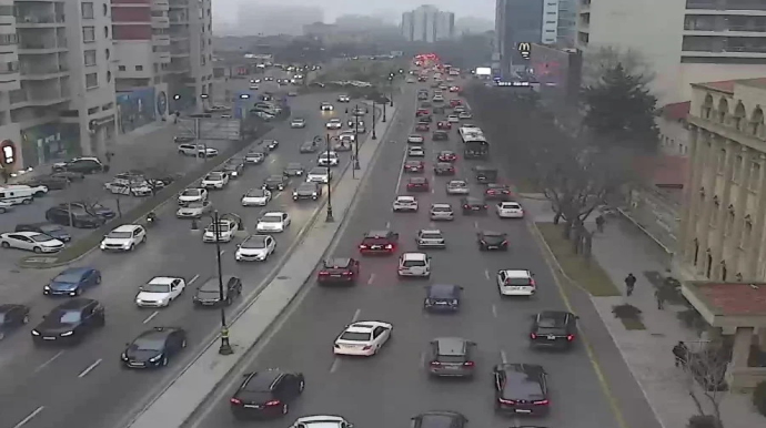 Bakıda sıxlıq müşahidə edilən yollar - SİYAHI 