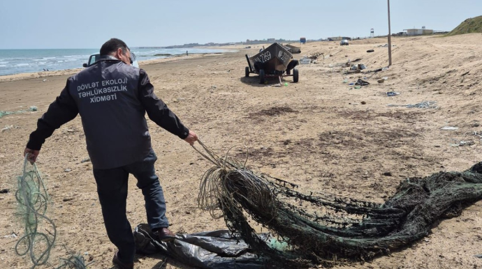 Qanunsuz balıq ovunun qarşısı alınır - FOTOLAR 