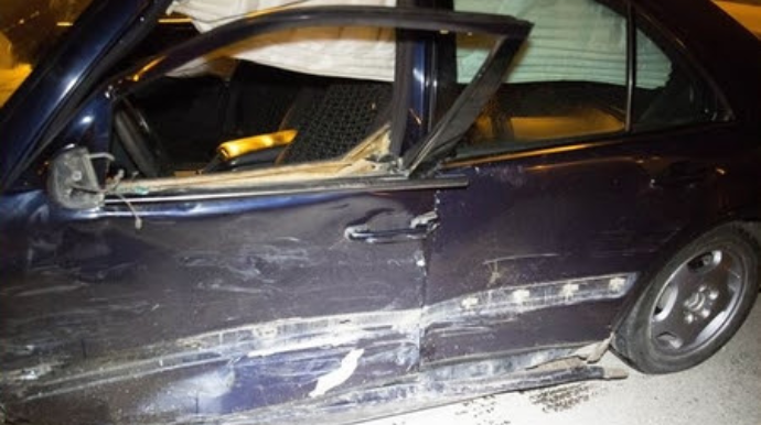 Bakıda “Mercedes” və “BMW” toqquşdu, yaralanan var - VİDEO