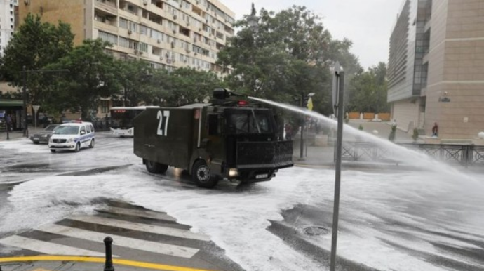 Paytaxt küçələri yenidən dezinfeksiya edildi - FOTO   - VİDEO