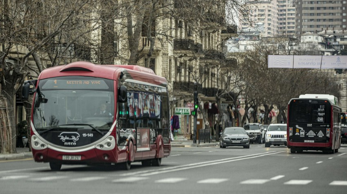 В Азербайджане общественный транспорт не будет работать два дня