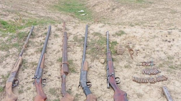Goranboyda vətəndaşlarda odlu silah aşkarlanıb   - FOTO - VİDEO