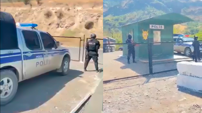 Qafan-Gorus yolunda daha bir QADAĞA: Ermənistan və İran maşınları.. 