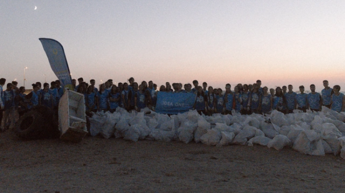 Leyla və Arzu Əliyeva Bilgəhdə təmizlik aksiyasında iştirak ediblər - FOTO