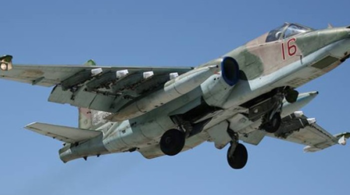 Ukraynada Rusiyanın Su-25 təyyarəsi VURULDU 
