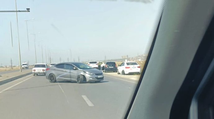 На Говсанском шоссе столкнулись KIA и Hyundai 