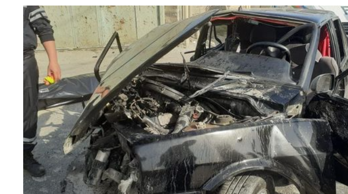 FHN əməkdaşları deformasiyaya uğramış maşından sürücünün meyitini çıxardılar