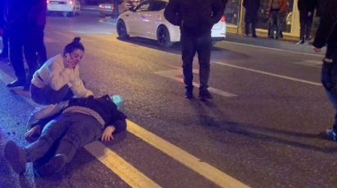 Gəncədə "Prius" piyadanı vurub öldürdü 
