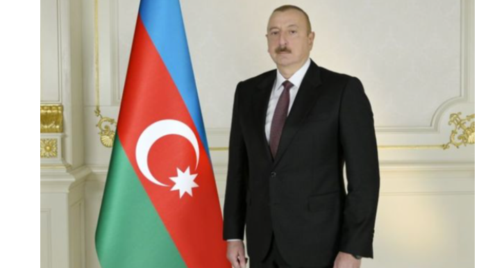 İlham Əliyev Naftalan şəhərinə gəlib