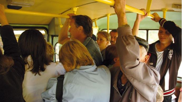 Bakıda avtobusda dava, sərnişin həbs edildi