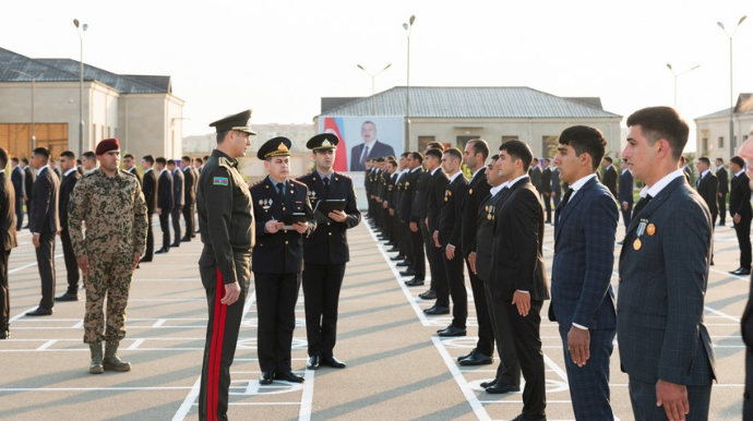 Vilayət Eyvazov 202 nəfəri polisə işə götürdü - 45-i qazi və şəhid ailəsi üvzüdür - FOTO - VİDEO 