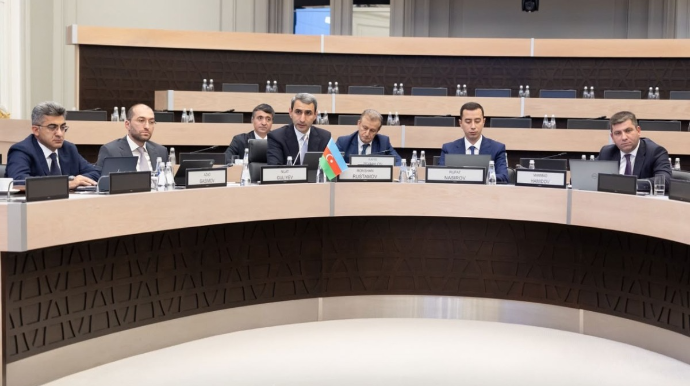 ADY rəhbərliyi Rusiya və İranla əməkdaşlığı müzakirə edib, protokol imzalanıb - FOTOLAR 
