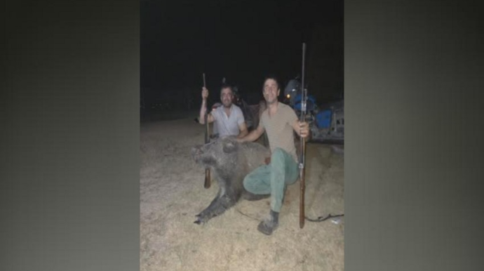 Zaqatalada qanunsuz ov edən qohumlar saxlanılıb  - FOTO