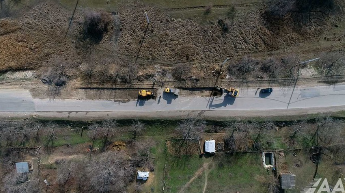 Qubada 32 km-lik yol əsaslı şəkildə təmir olunur  - FOTO - VİDEO
