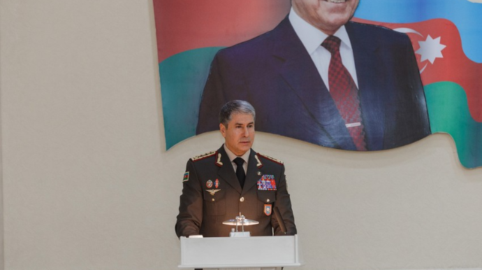 Vilayət Eyvazov Daxili Qoşunlarda müşavirə keçirdi - FOTO 