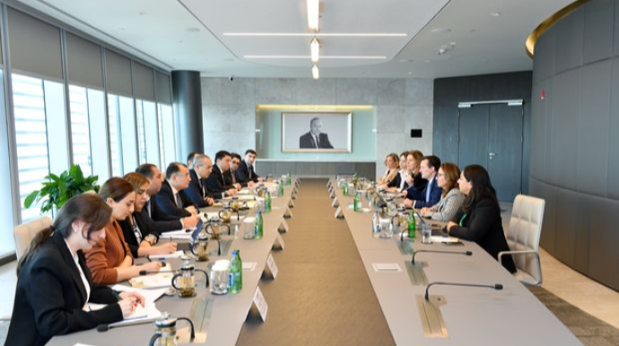 Nazir COP üzrə tapşırıqlar qrupunun rəhbəri ilə görüşüb - FOTO 