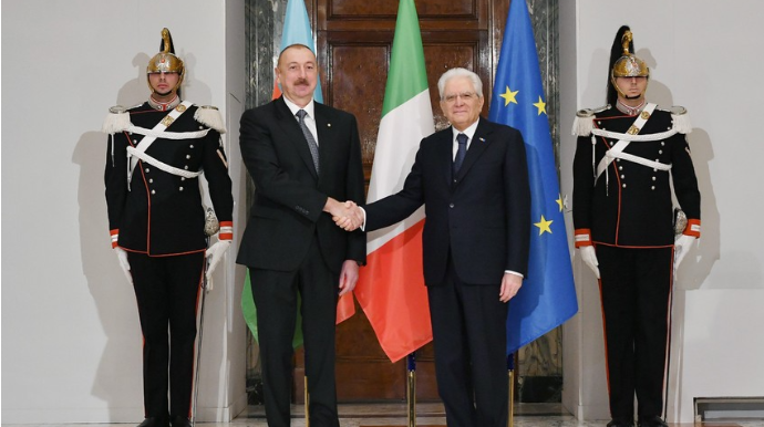 İtaliya Prezidenti Azərbaycan liderini təbrik edib