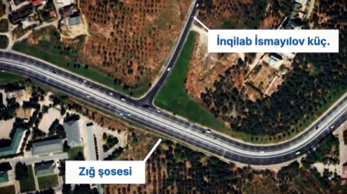 В Баку создают прямой выезд с Зыхского шоссе на ул. Ингилаба Исмаилова - ВИДЕО