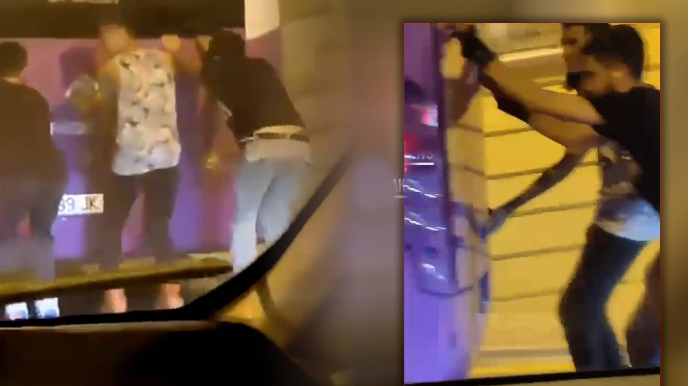 Bakıda gənclər əyləncə xatirinə həyatlarını təhlükəyə atdılar - VİDEO 