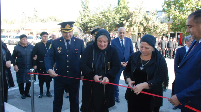 Balakən Polis Bölməsinin inzibati binasının açılışı olub  - FOTO