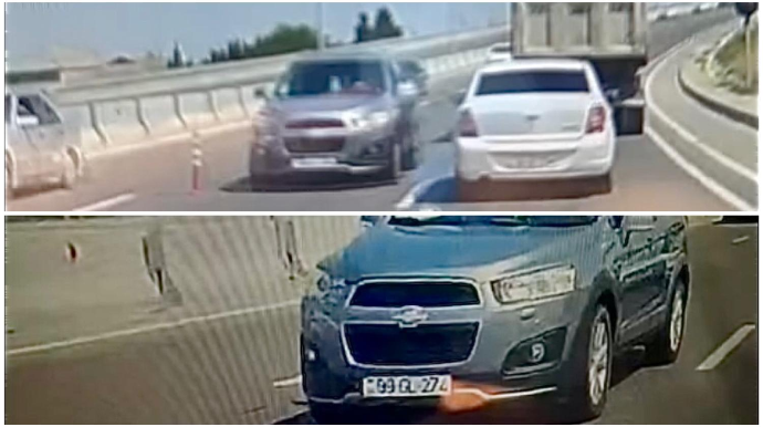 “Sea Breeze” yolunda axına qarşı hərəkət edib sürücüləri təhlükəyə atdı -99-GL-274   - VİDEO