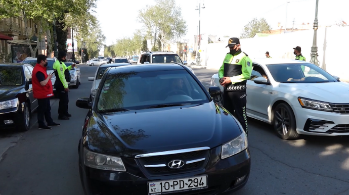 Gəncədə polis reyd keçirib  - FOTO