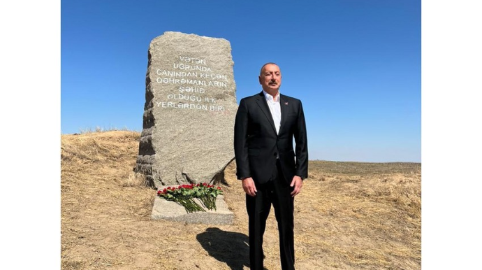 Mehriban Əliyeva Füzuli rayonundan paylaşım edib  - FOTO