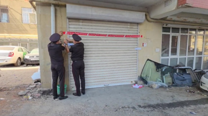 Avtomobil təmiri sexinin fəaliyyəti dayandırıldı - VİDEO