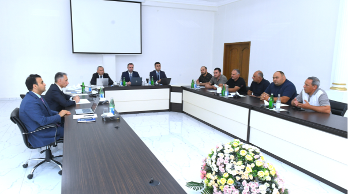 Rəşad Nəbiyev Xaçmazda vətəndaşlarla görüşüb - FOTO