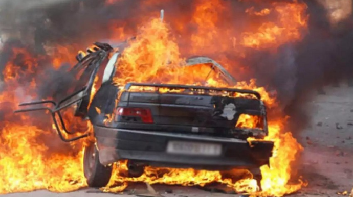 Qubada yük avtomobili yanıb; sürücü yanğının qarşısını alıb 