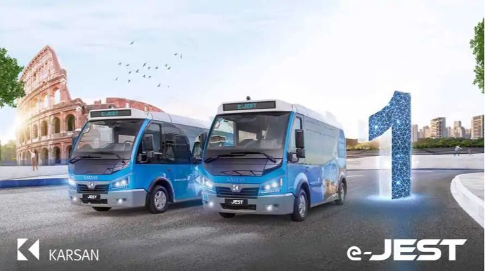 Avropada satılan 4 elektromobil avtobusdan biri “Karsan e-JEST” oldu