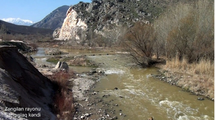 Zəngilanın Sarıqışlaq  kəndindən görüntülər - VİDEO