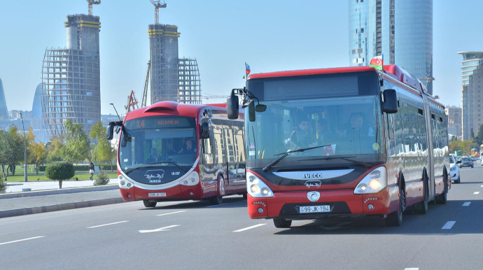 В Баку восстановлена деятельность регулярных и экспресс-автобусов 