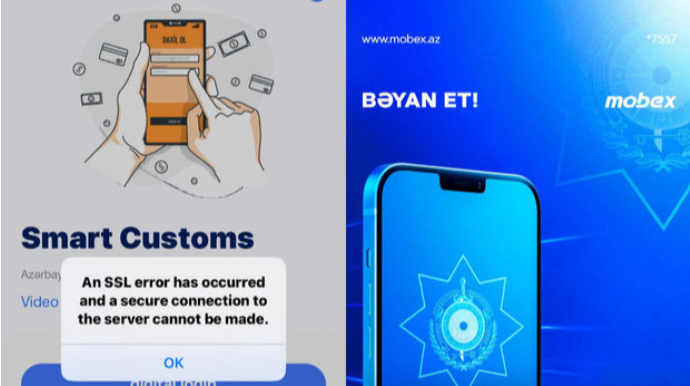 “Smart Customs” tətbiqində yaranan problem aradan qaldırıldı - YENİLƏNİB - FOTO 