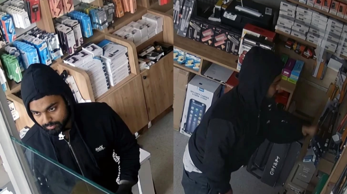 В одном из бакинских поселков неизвестный ограбил магазин телефонов - ВИДЕО
