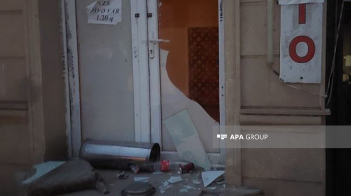 Gəncədə kafeyə qumbara atdılar  - FOTO - YENİLƏNİB