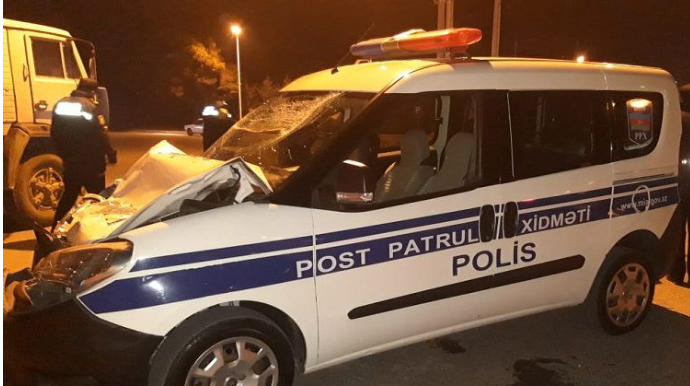 Mingəçevirdə PPX avtomobili qəzaya uğrayıb  - FOTO