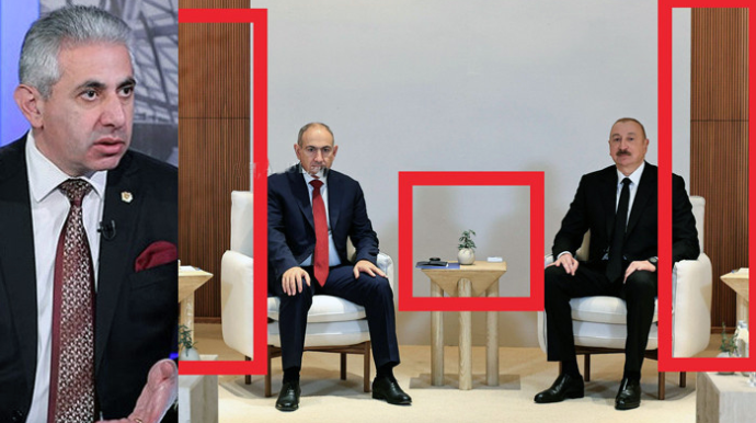 Əliyev-Paşinyan görüşü: bu fotoya diqqətlə baxın – Qazaryan 
