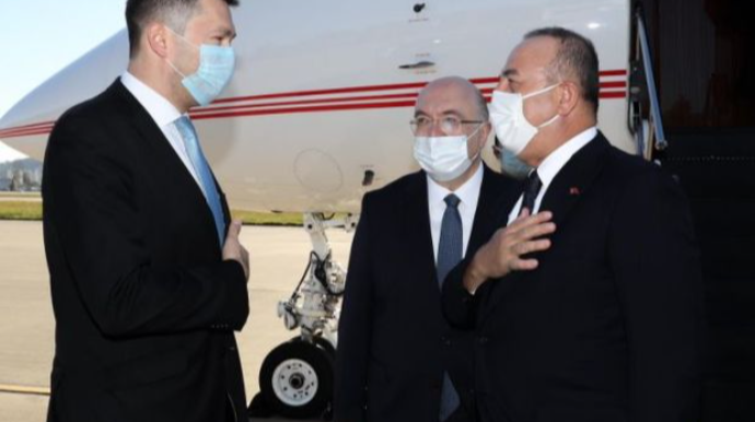 Çavuşoğlu Rusiyaya getdi  - FOTO