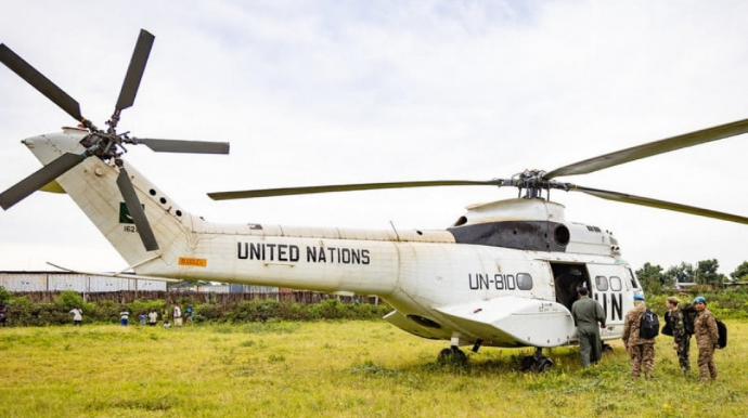 Konqoda BMT helikopteri atəşə tutulub